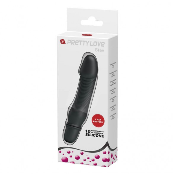 PRETTY LOVE - Dazzle Pleasure Stick Vibrator G-Spot Massage (Battery - Black) PRETTY LOVE - Dazzle Pleasure Stick Vibrator G-Spot Massage (Battery - Black)